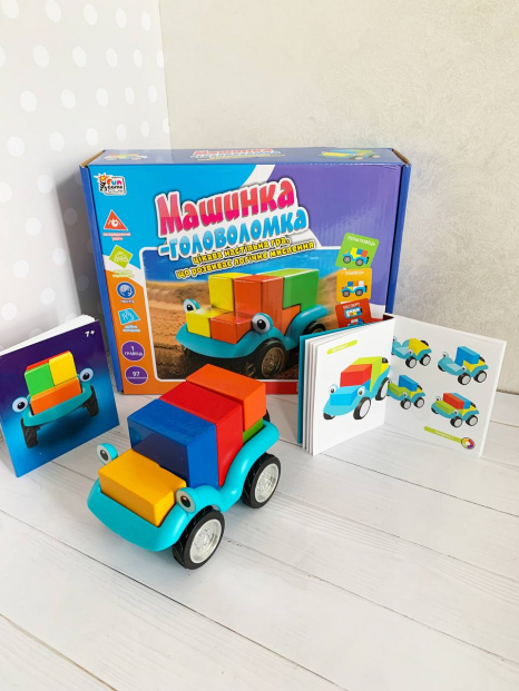 Розвиваюча гра  Смарт Машинка - головоломка UKB-B 0043 4FUN Game Club