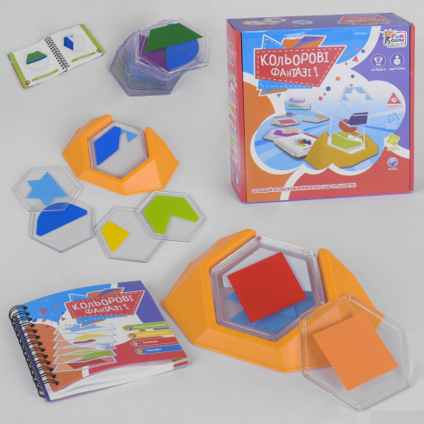 Розвиваюча гра - головоломка Кольорові фантазії, Fun game, UKB-B0041