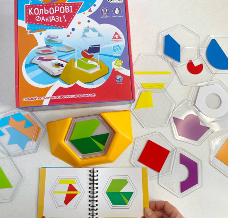 Розвиваюча гра - головоломка Кольорові фантазії, Fun game, UKB-B0041