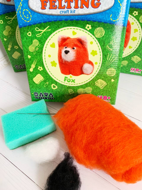 Набір для творчості Валяння "Лисеня" ТМ Умняшка ВАЛ-003