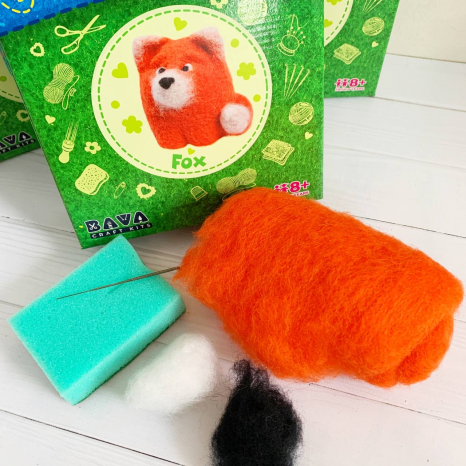 Набір для творчості Валяння "Лисеня" ТМ Умняшка ВАЛ-003