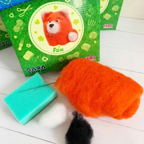 Набор для творчества Валяние Лисенок ТМ Умняшка ВАЛ-003