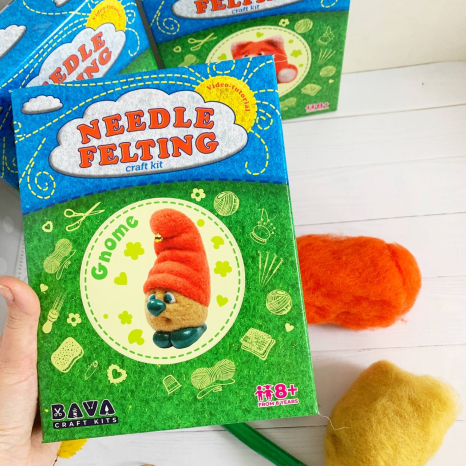 Набір для творчості Валяння "Гномик" ТМ Умняшка ВАЛ-005