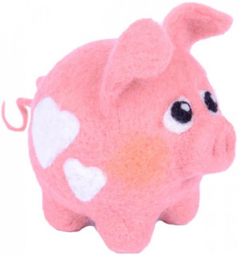 Набір для творчості "Валяння "Свинка" ТМ Умняшка ВАЛ-007