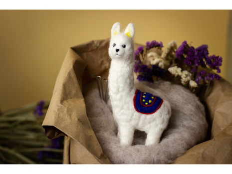 Набір для творчості Валяння "Лама" Умняшка ВАЛ-008