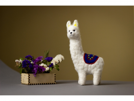 Набір для творчості Валяння "Лама" Умняшка ВАЛ-008