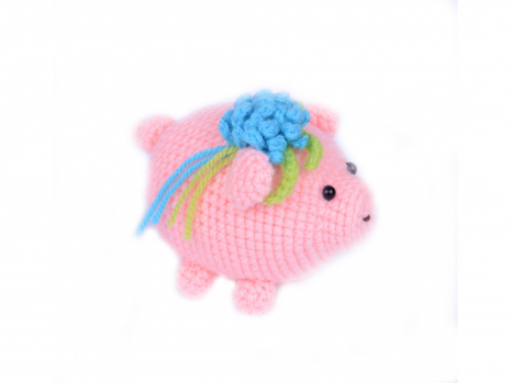 Набір для дитячої творчості В'язання гачком "Свинка" ВК-012