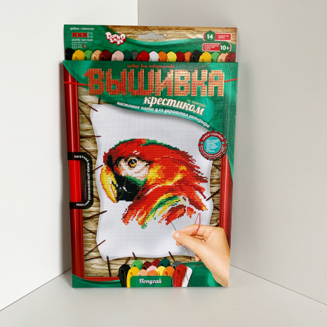 Набір для творчості "Вишивка хрестиком по номерах" на ростяжці Danko Toys