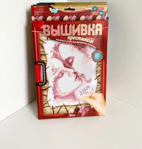 Набор для творчества "Вышивка крестиком по номерам" на растяжке Danko Toys