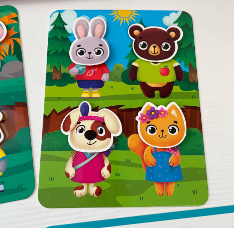 Гра з липучками "Чиє забарвлення" VT 1310-06 (укр) Vladi Toys