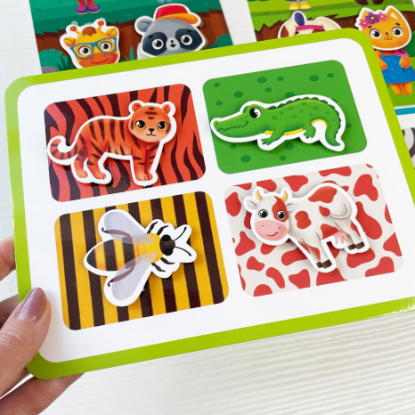 Гра з липучками "Чиє забарвлення" VT 1310-06 (укр) Vladi Toys