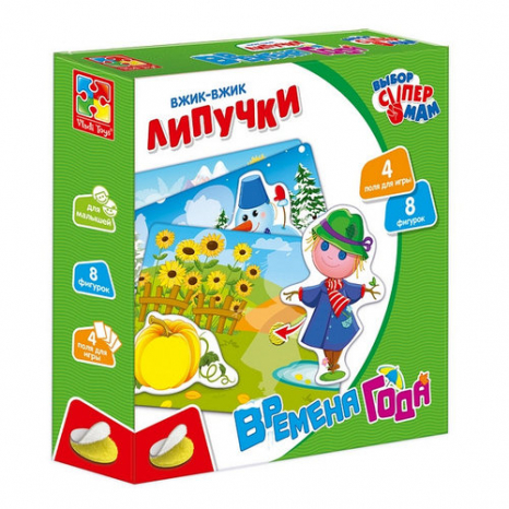 Гра "Пори року" з липучками від Vladi Toys. VT1302-23