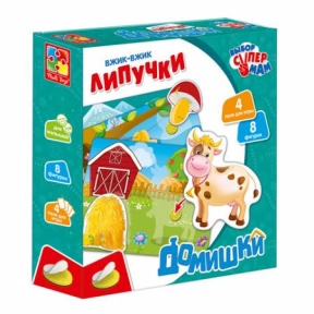 Гра "Хатинки" з липучками від Vladi Toys. VT1302-24