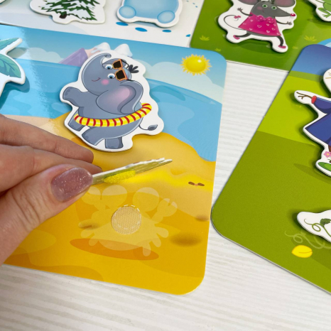 Игра с липучками "Какое время года" VT1302-25