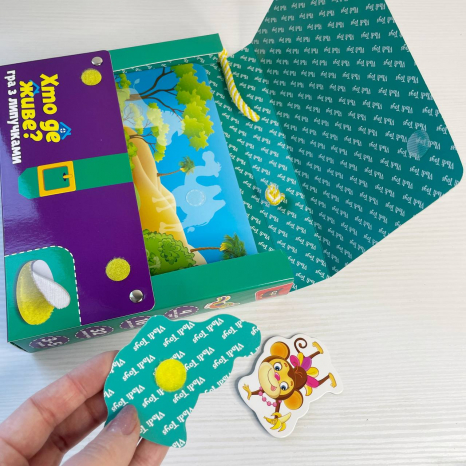 Гра на липучках "Хто де живе?" VT1302-26