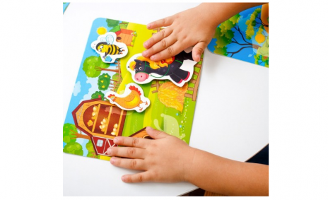 Игра на липучках "Кто где живет?" VT1302-26 