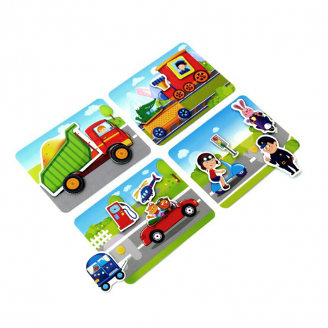 Игра на липучках "Транспорт" VT1302-28