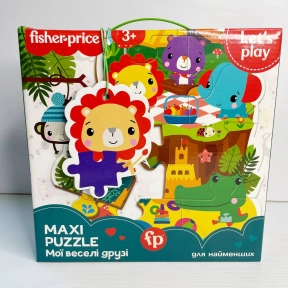 Maxi puzzle "Fisher Price. Мої веселі друзі" VT1711-10 (укр) Владі Тойс