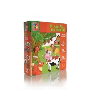 Настільна гра асоціації "У лісі та на фермі" Vladi Toys. VT1804-46