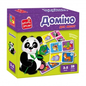 Игра развивающая Vladi Toys. Домино. "Зоопарк". VT2100-07