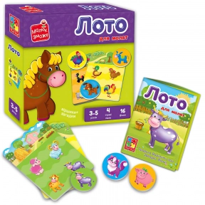 Игра развивающая Vladi Toys. Лото. "Ферма". VT2100-08