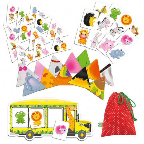 Игра с мешочком «Зверобус» для самых маленьких Vladi Toys