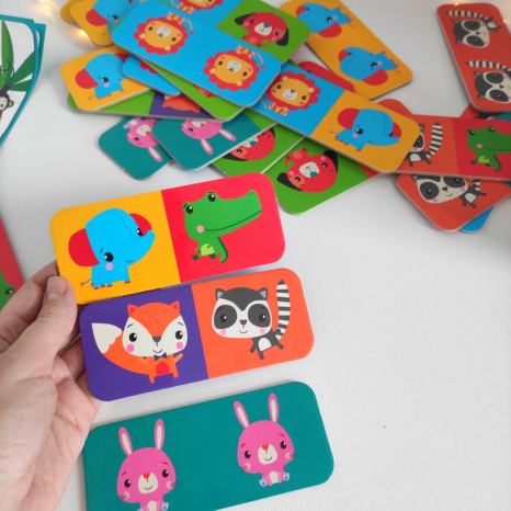 Настольная игра Fisher Price. Домино двухстороннее в тубусе VT2910-03 (укр)