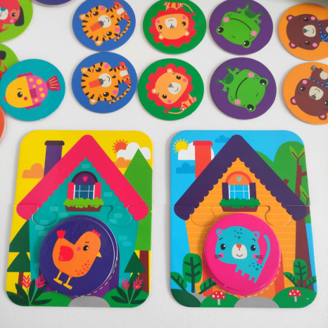 Настольная игра Fisher Price. Мемо в тубусе VT2910-04 (укр)