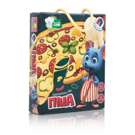 Магнітна гра "Піцца" (українська) Vladi Toys