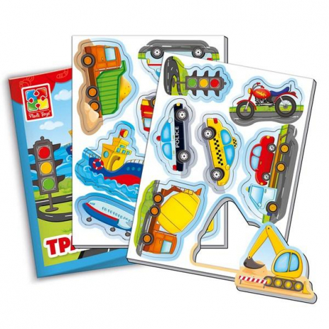 Набор мягких магнитов "Мой маленький мир. Транспорт", VT3106-04