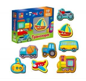 Набір м'яких магнітів "Транспорт", VT3106-26