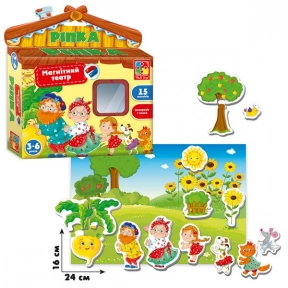 Игра настольная Магнитный театр. Репка  Vladi Toys (Влади) VT3206-24