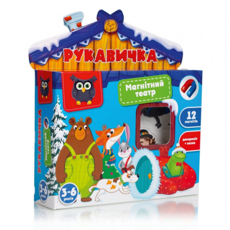 Магнитный театр "Рукавичка" VT3206-28 (укр) Vladi Toys