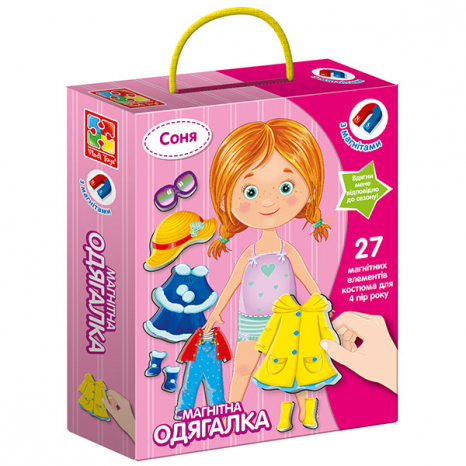 Игра магнитная - одевайка "Соня" Vladi Toys