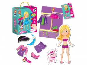 Магнітна одягалка (одягайка) Меган і Поллі VT3702-11 (укр) Vladi Toys