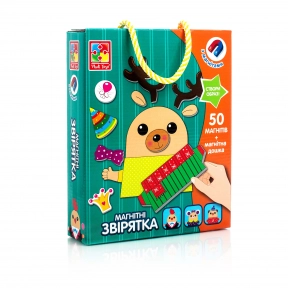 Магнітна гра "Звірятка" (укр) VladiToys VT3702-16