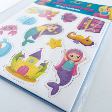 Набір для творчості м'які наліпки «Русалоньки» Vladi Toys VT4210-09