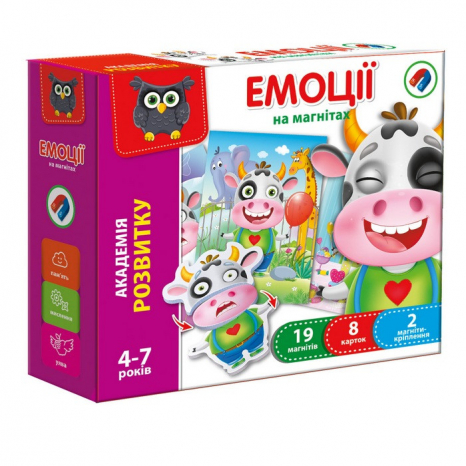 Магнитная игра  "Эмоции" Vladi Toys
