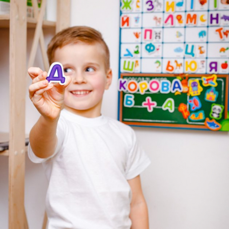 Магнітна абетка (букви) VT5555-05 (укр) Vladi Toys