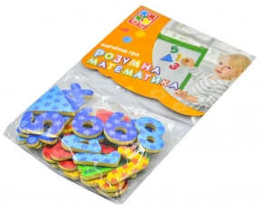 Магнитная игра "Цифры и геометрические фигуры", Vladi toys