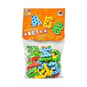 Магнітна гра "Абетка", Vladi toys VT5900-02