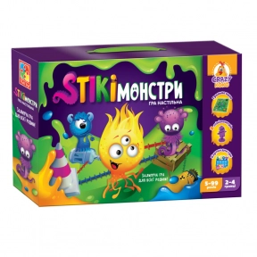 Настільна гра "Стікімонстри" Stikiмонстри VT8055-35 Vladi Toys