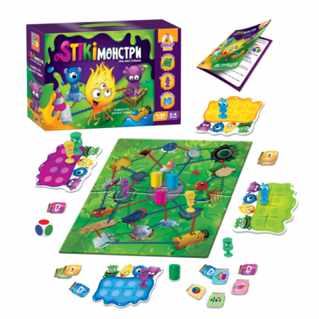 Настільна гра "Стікімонстри" Stikiмонстри VT8055-35 Vladi Toys