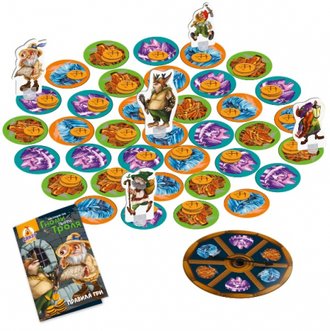 Настільна дитяча розважальна гра Гноми проти троля VT8055-36 Vladi Toys