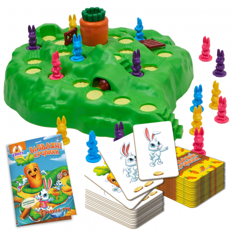Розважальна настільна дитяча гра Відважні кролики VT8055-40 (укр) Vladi Toys