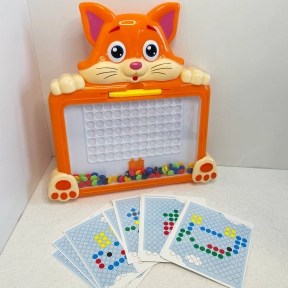 Мозаїка магнітна з картками і стилусом Кошеня W6500-1-3-5-6