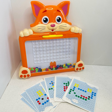 Мозаїка магнітна з картками і стилусом Кошеня W6500-1-3-5-6
