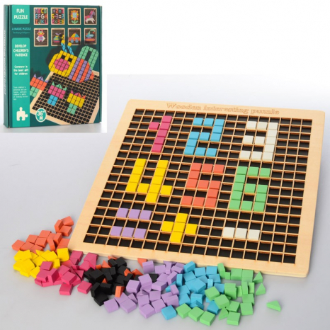 Деревяна іграшка Піксельна мозаїка MD 2462