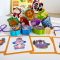 Деревянная игрушка шнуровка бусы с карточками Животные, WD13014