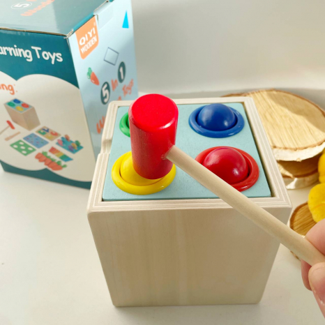Дерев'яна багатофункціональна іграшка Монтессорі 5 в 1: риболовля, вкладиші, сортер WD13016